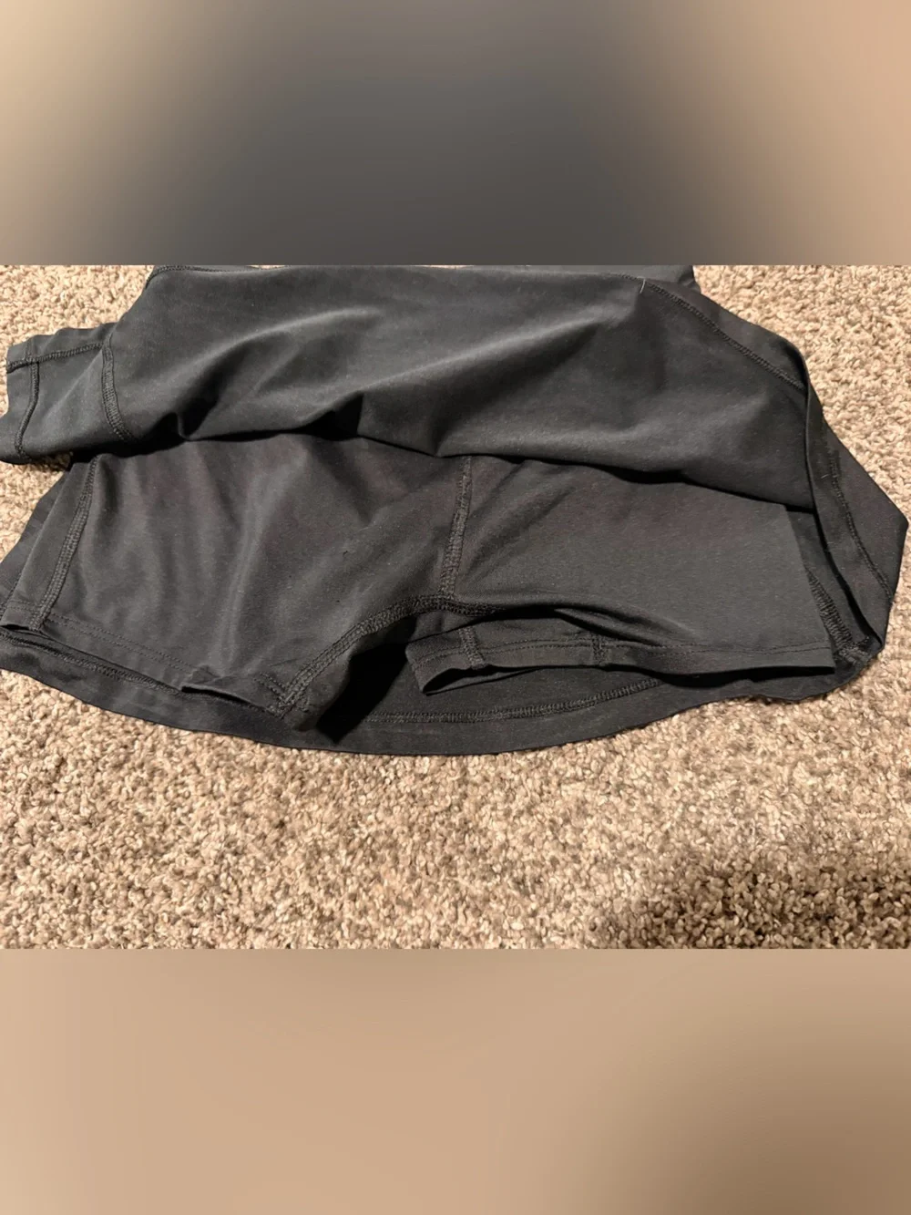 Girls Under Armour Black Performance Tennis Skort
